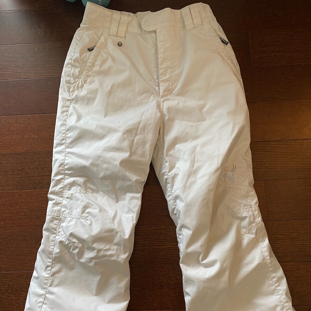Spider White Ski Pants